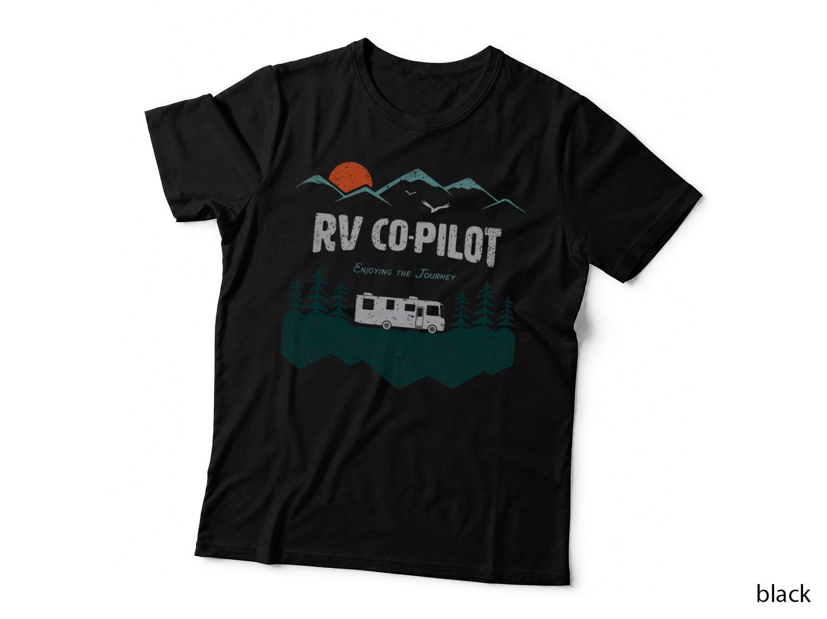 RV Co-Pilot Camping Shirt Motorhome Travel Vacation Gift T-Shirt