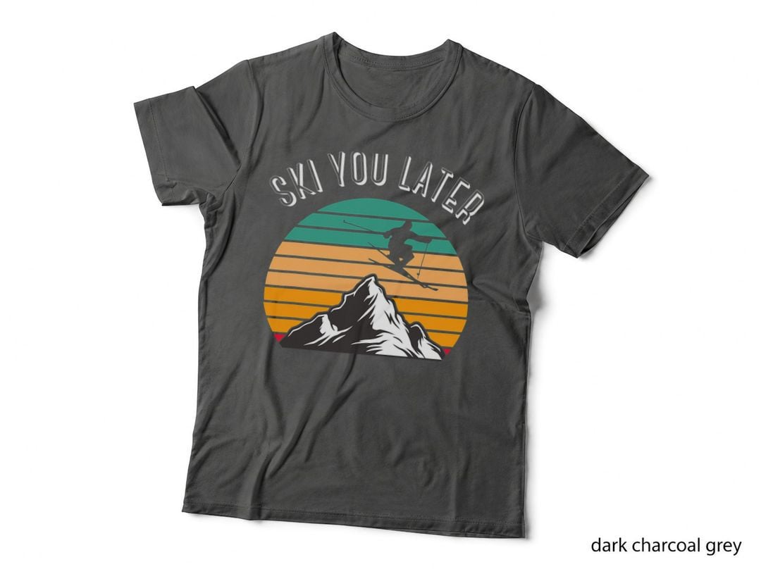 Retro Skiing Adventure T-Shirt, Vintage Adventure Tee, Gift for Ski Enthusiasts