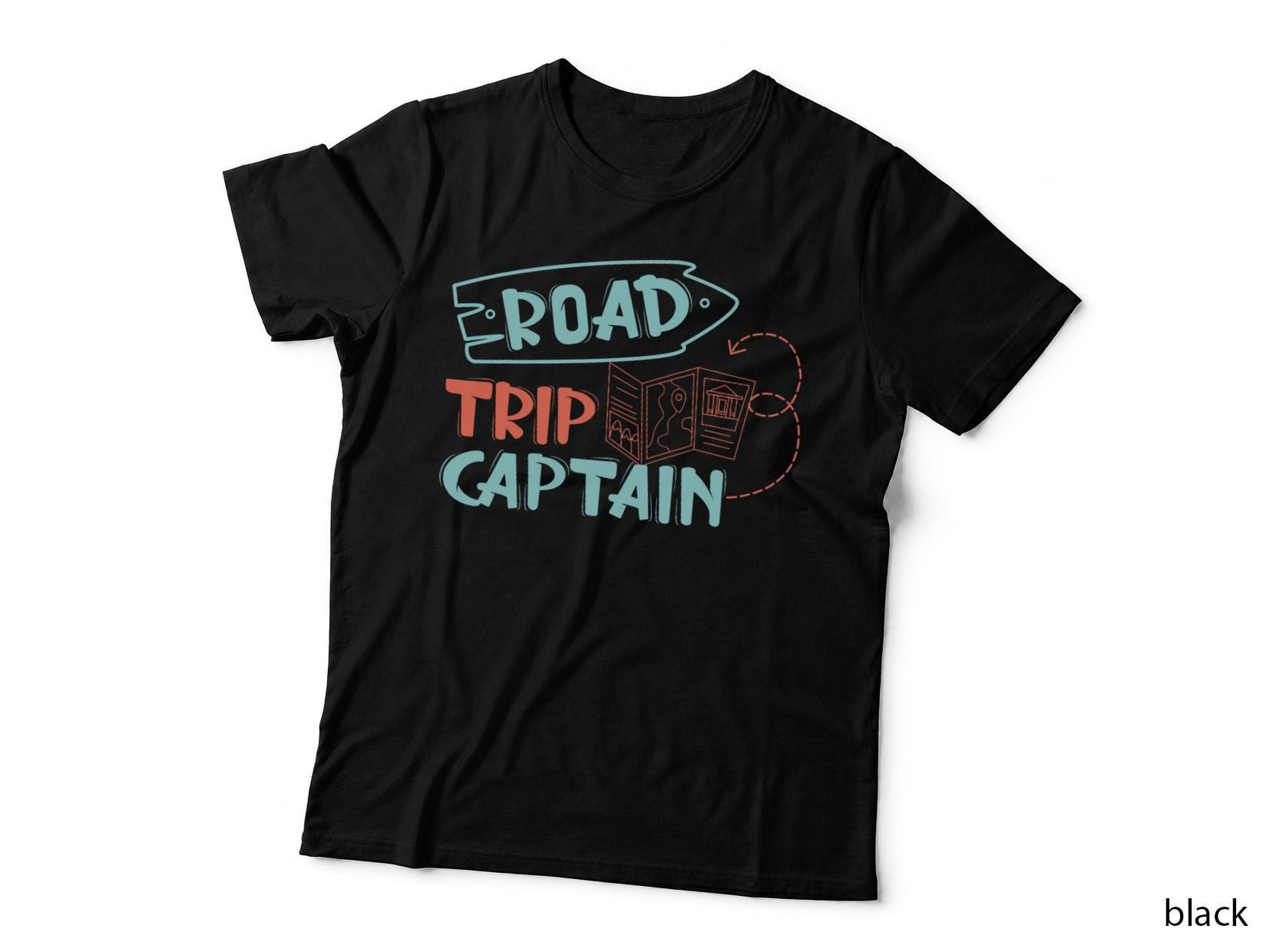 Road Trip Captain Traveler Vacation Explorer Adventure Gift T-Shirt