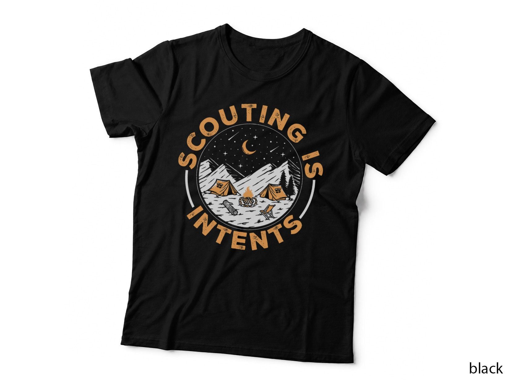 Scouting Is Intents Scout Funny Camping T-Shirt