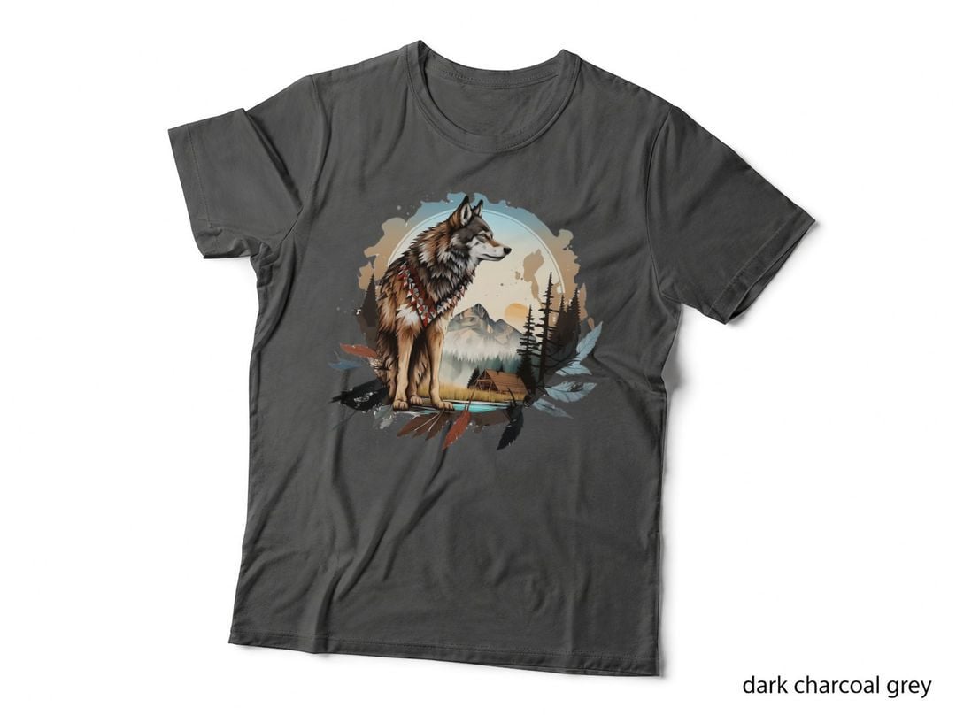 The Mountain Native Wolf Spirit T-Shirt