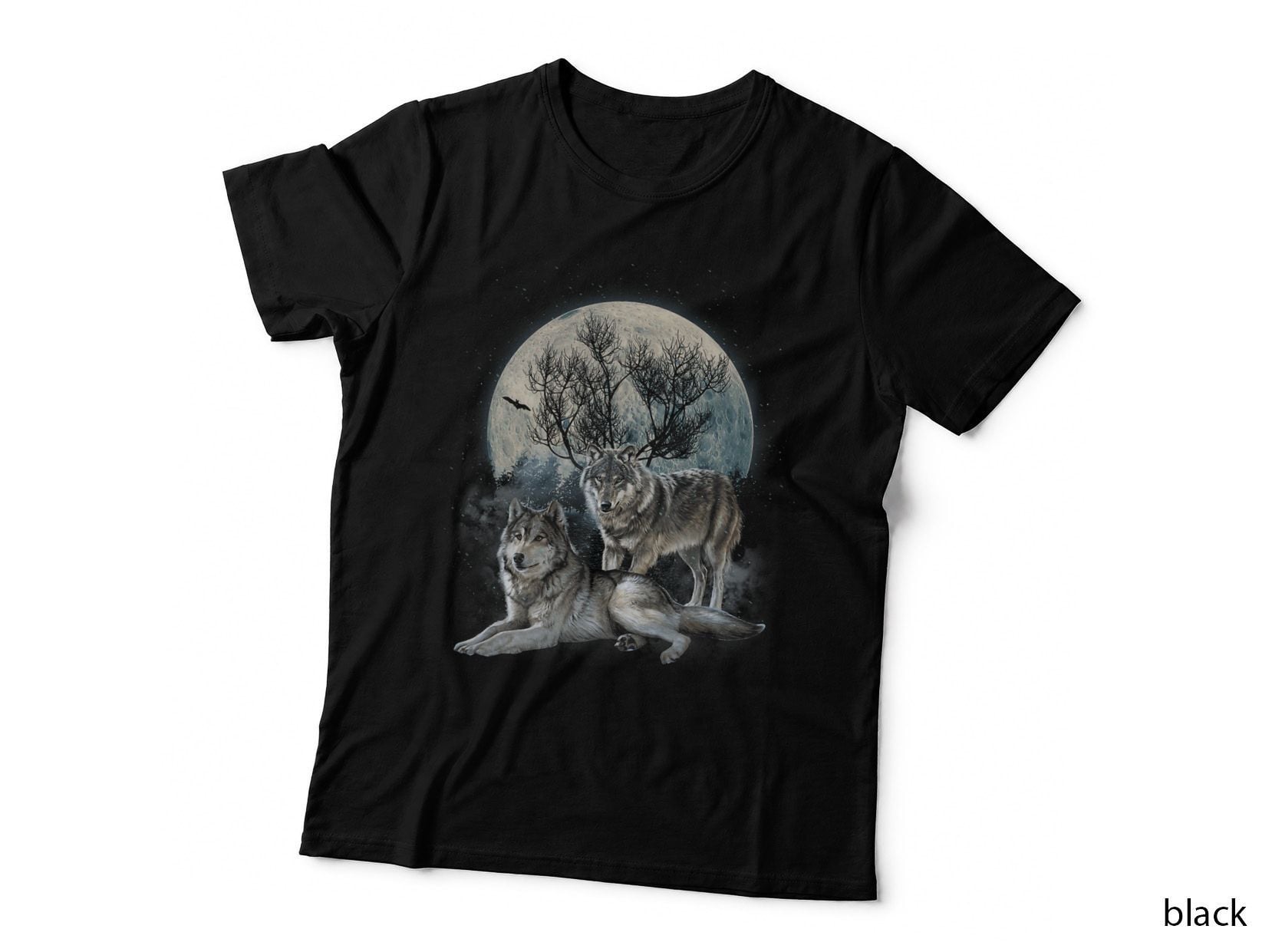 The Mountain Wolf Native American Wolf Wolves Lover T-Shirt