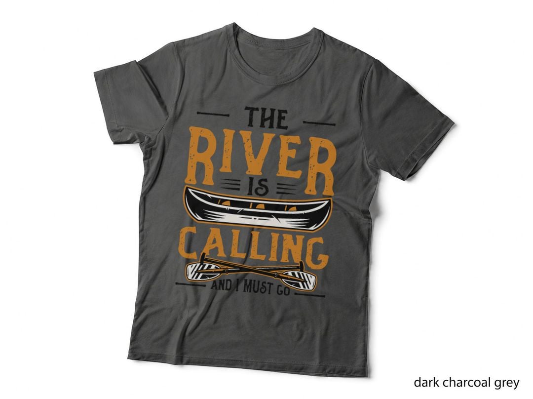 The River Is Calling and I Must Go Kayaking Sport Kayak T-Shirt