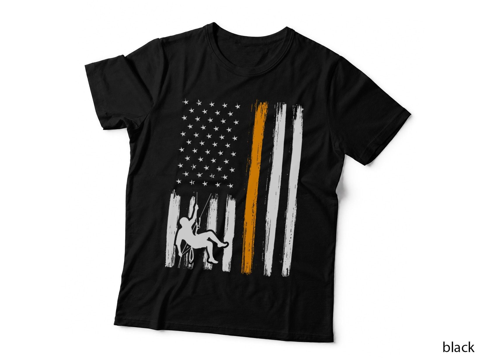 Thin Orange Line Mountain Rescue Search and Rescue Climber T-Shirt