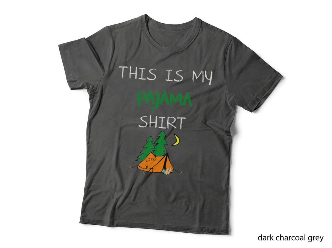 This Is My Pajama Shirt Funny Camping Lovers Gift Camper Pjs T-Shirt