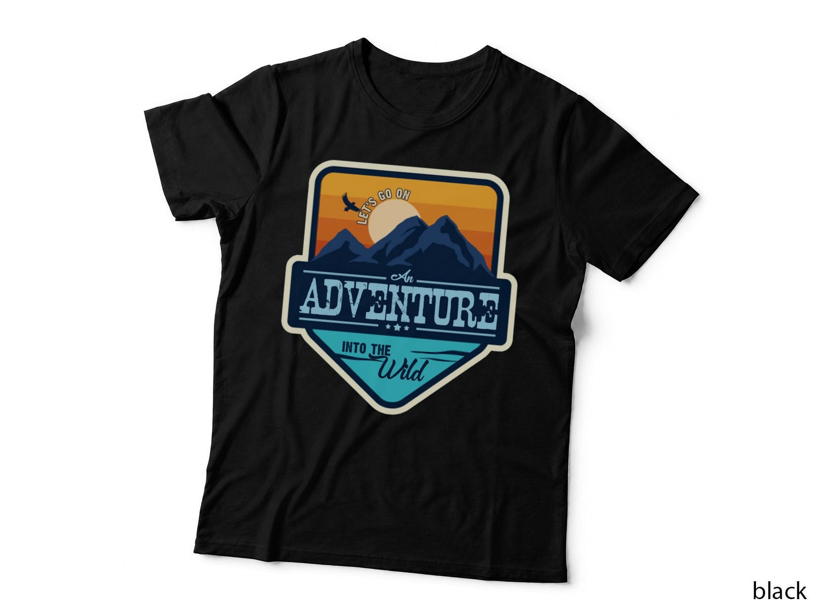 Adventure into the Wild T-Shirt, Outdoor Exploration Style