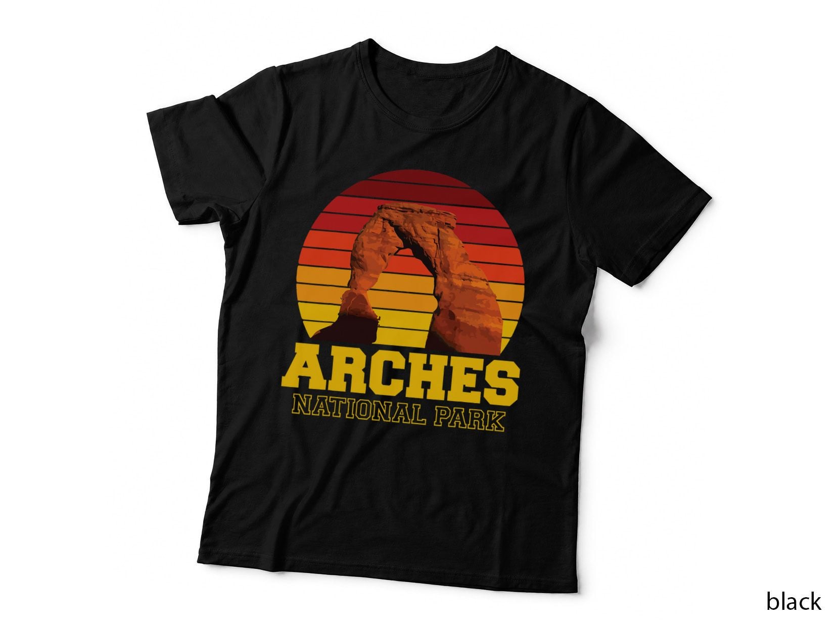Arches National Park Souvenir Utah Hiking Camping Canyon T-Shirt
