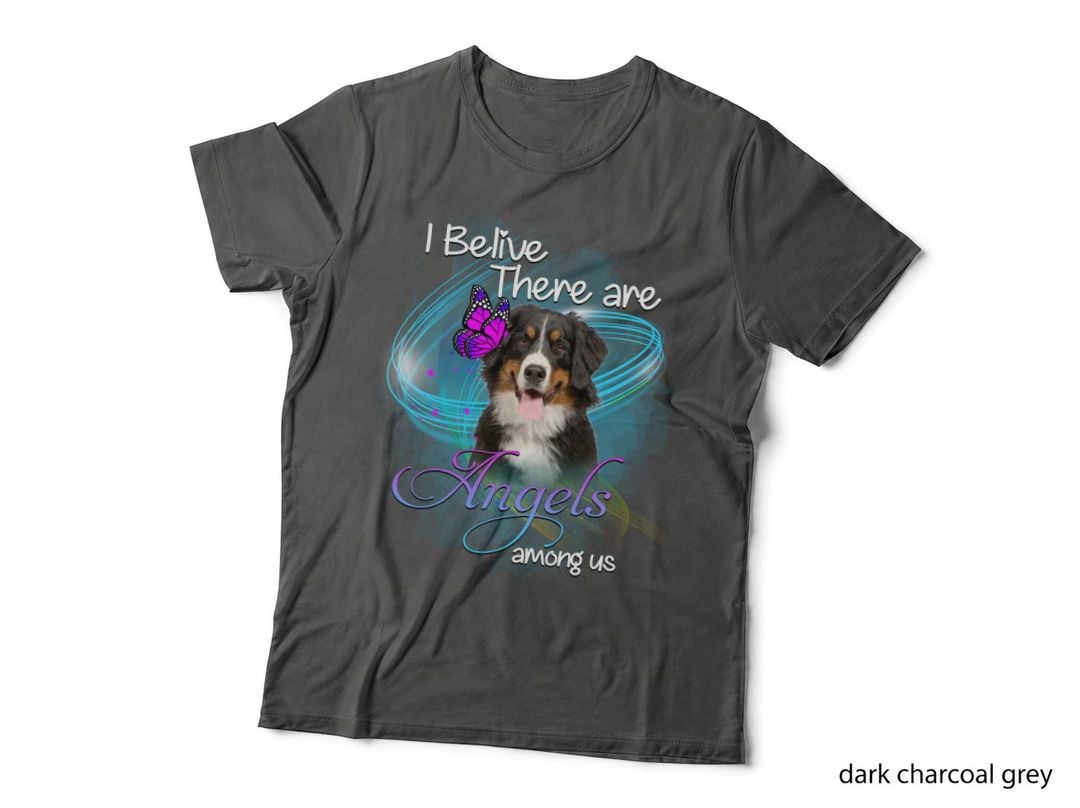 Bernese Mountain Dog Angel Wings T-Shirt, Animal Lover Apparel