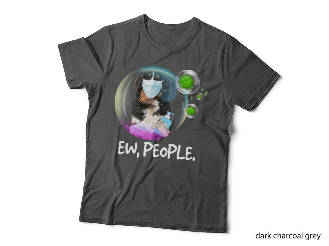 Bernese Mountain Dog Mask T-Shirt, Animal Health Awareness, Pet Owner Gift