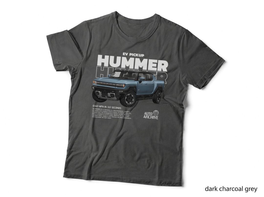 Blue Electric Pickup Truck T-Shirt, off Road Adventure Tee
