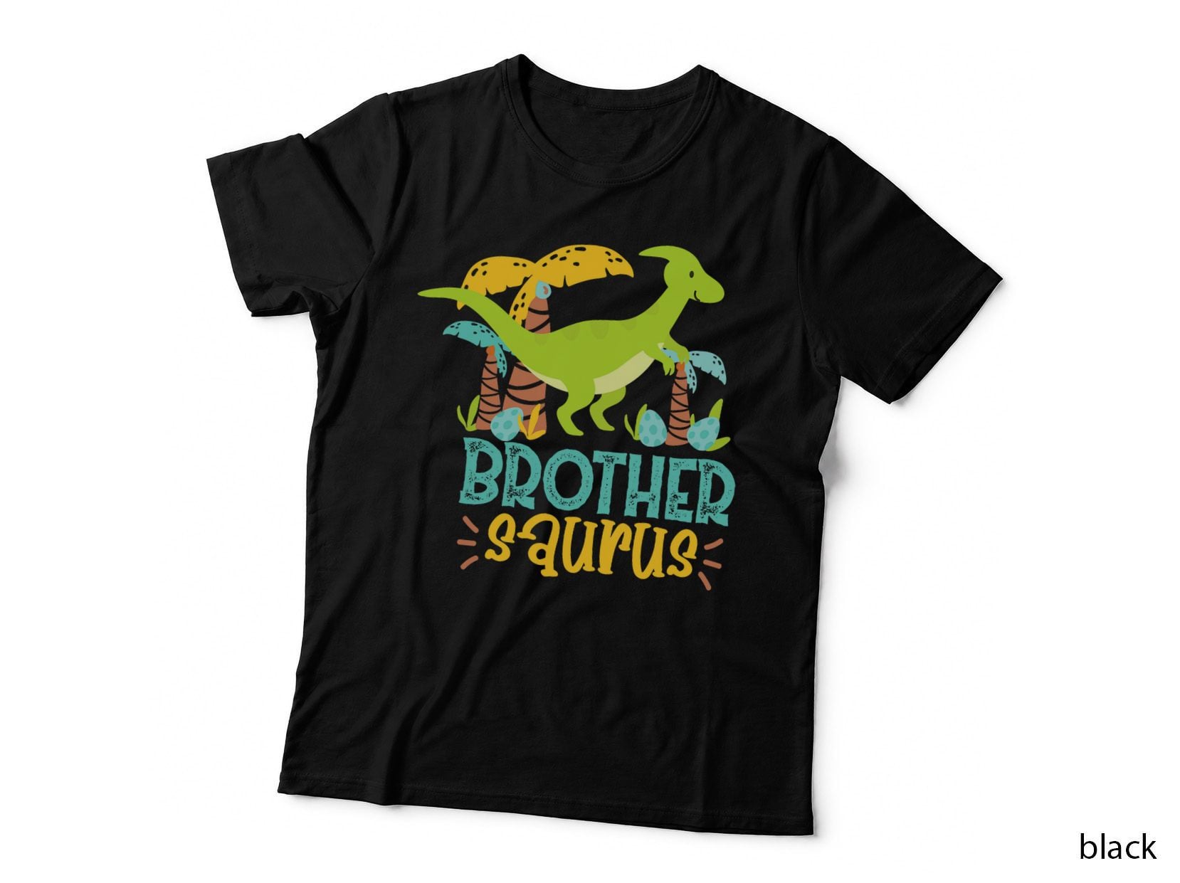 Brother Saurus Rex Dinosaur Kids T-Shirt, Prehistoric Adventure