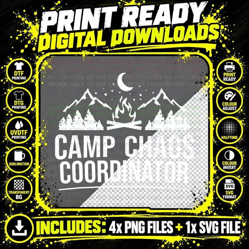 Camp Director Shirt - Campfire Camping Camper Shirt Gift Png SVG Digital Bundle