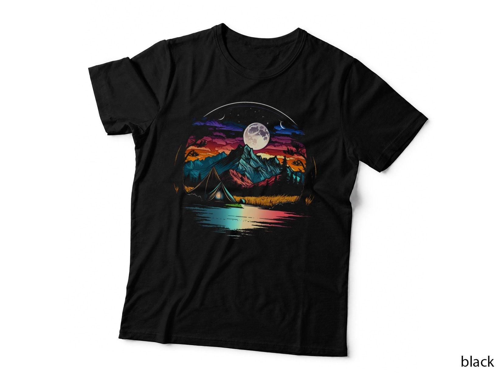 Camping Graphic Camping Motif Camping T-Shirt