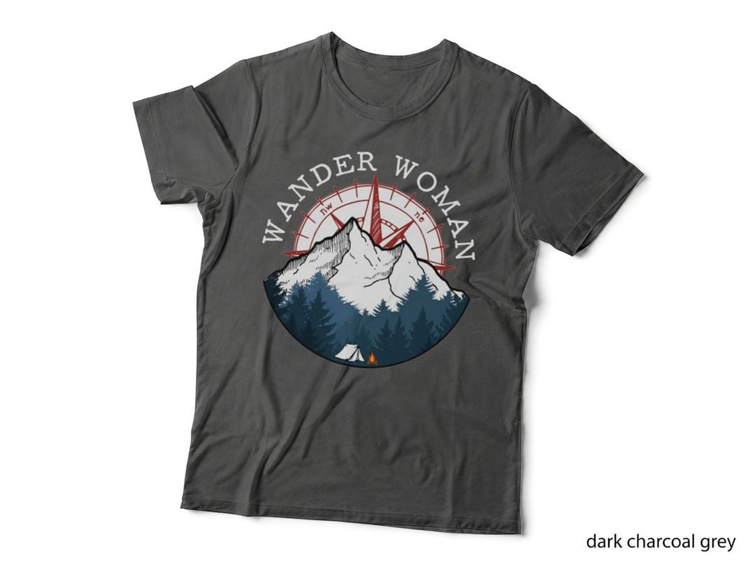 Camping Hiking Wander Woman T-Shirt