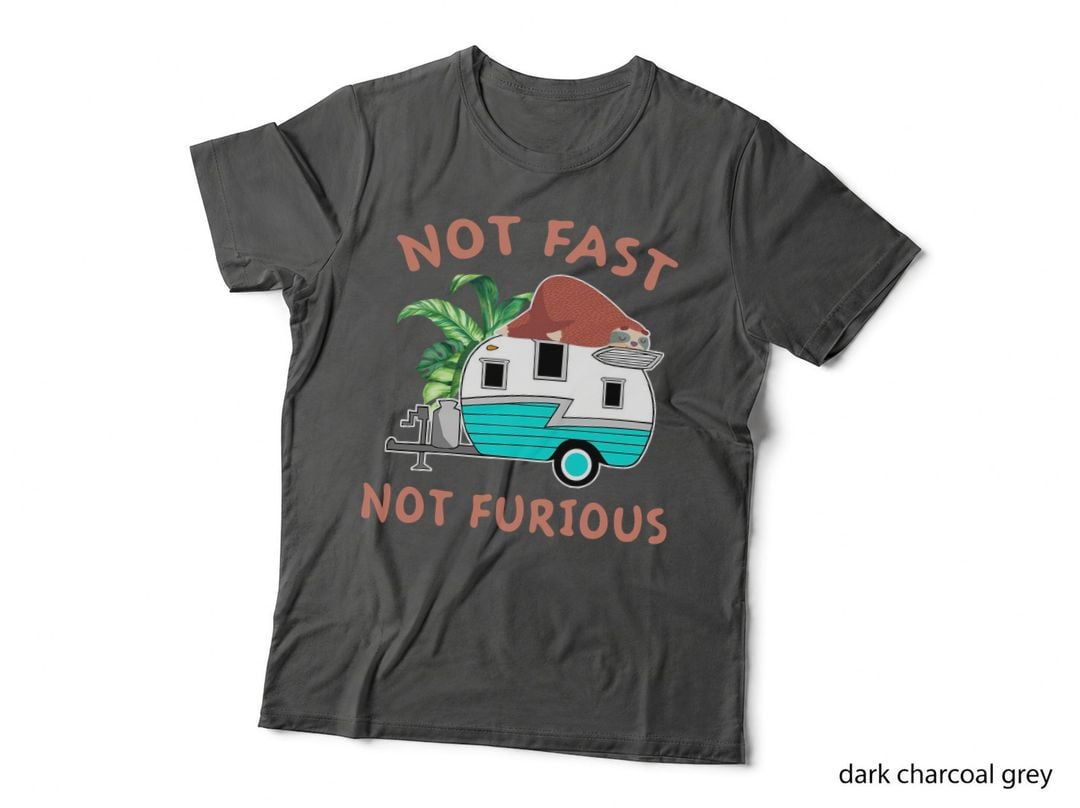 Camping Sloth T-Shirt, Funny Sarcasm, Vacation Vibes