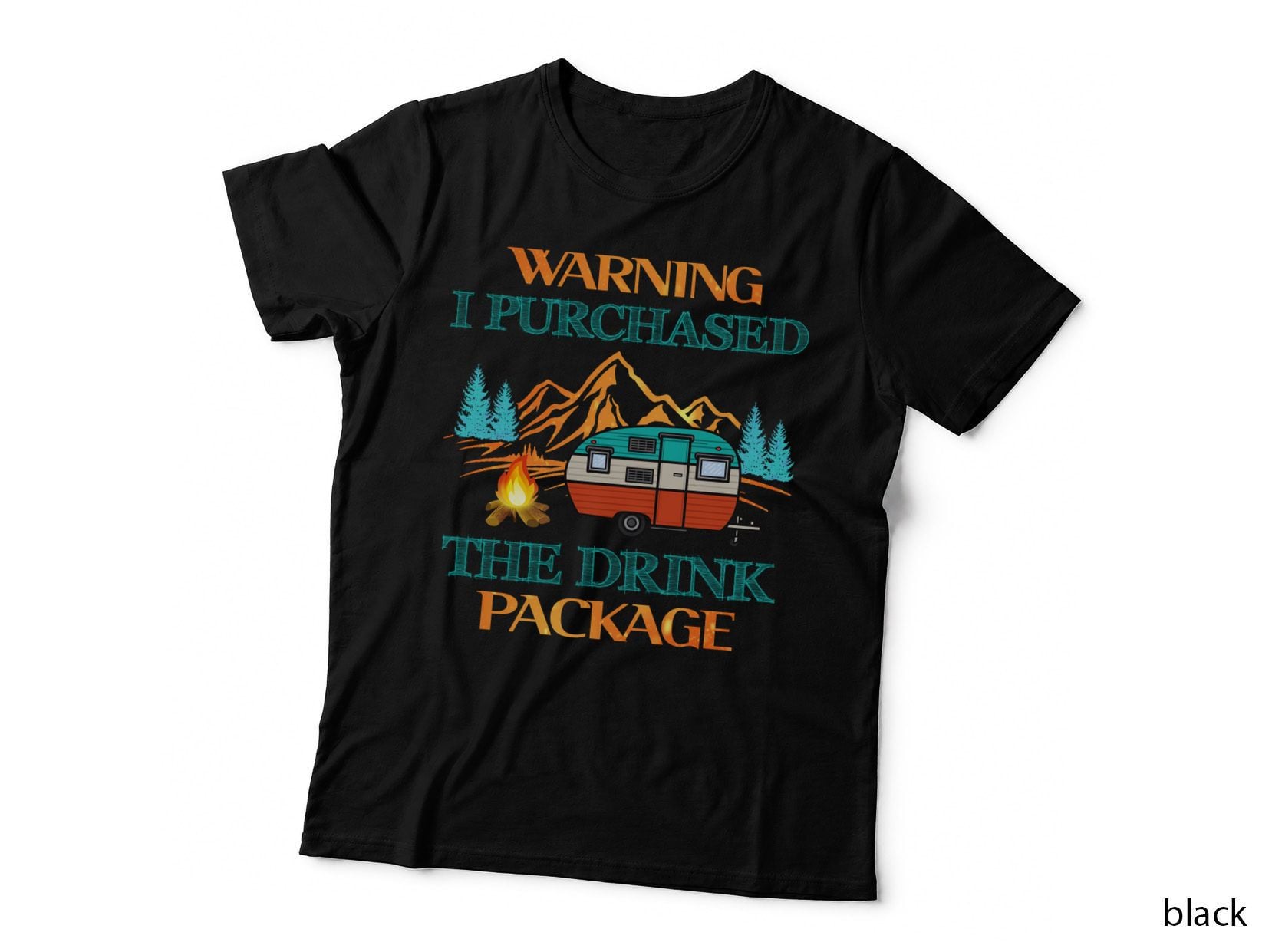 Camping Trailer T-Shirt, Funny Sarcasm, Pet Lover Apparel