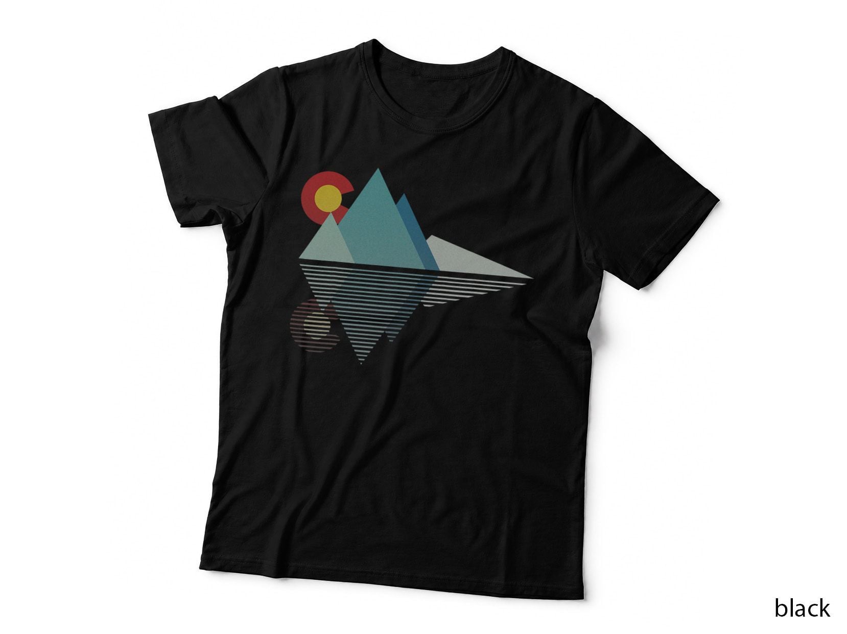 Colorado Flag Mountain T-Shirt