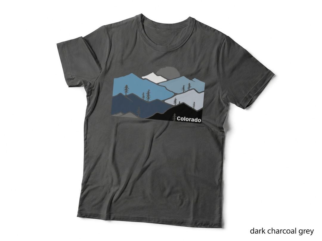 Colorado Mountain Outdoor Retro Landscape T-Shirt