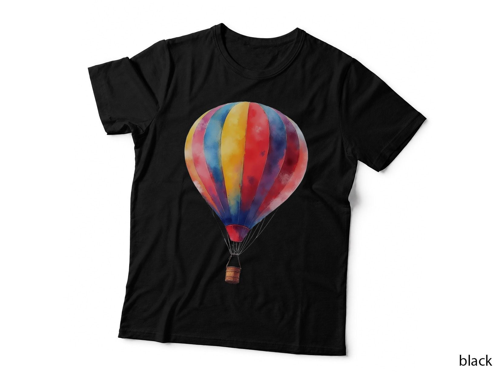 Colorful Hot Air Balloon Adventure Traveler Uplifting Unique Gift T-Shirt