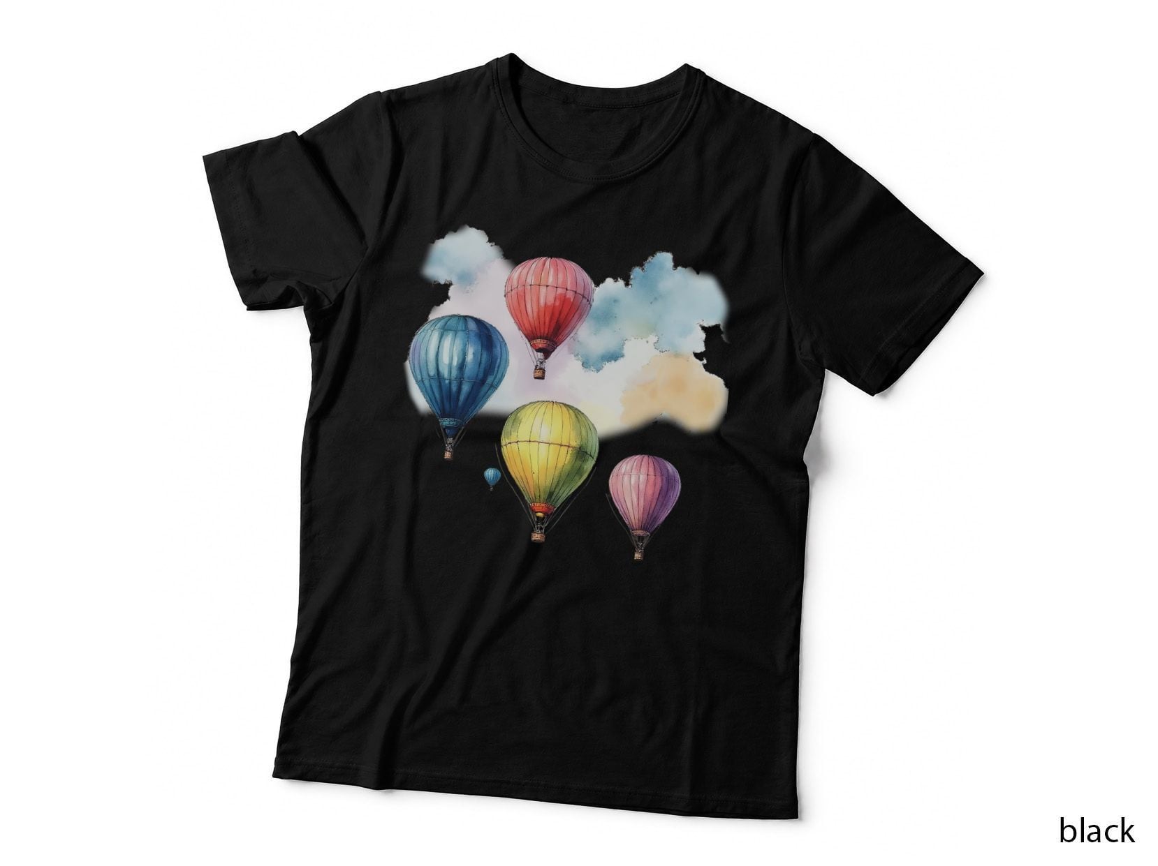 Colorful Hot Air Balloons Travel Adventure Sky Wanderlust Gift T-Shirt