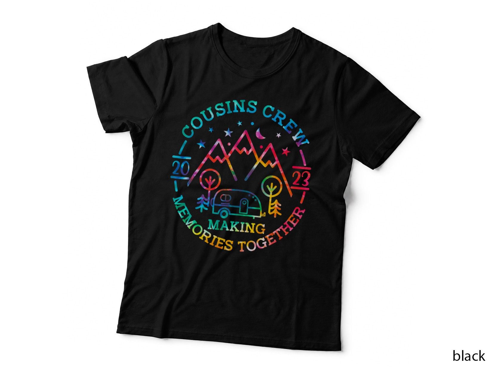 Cousin Crew Making Memories Family Reunion Trip Camping T-Shirt