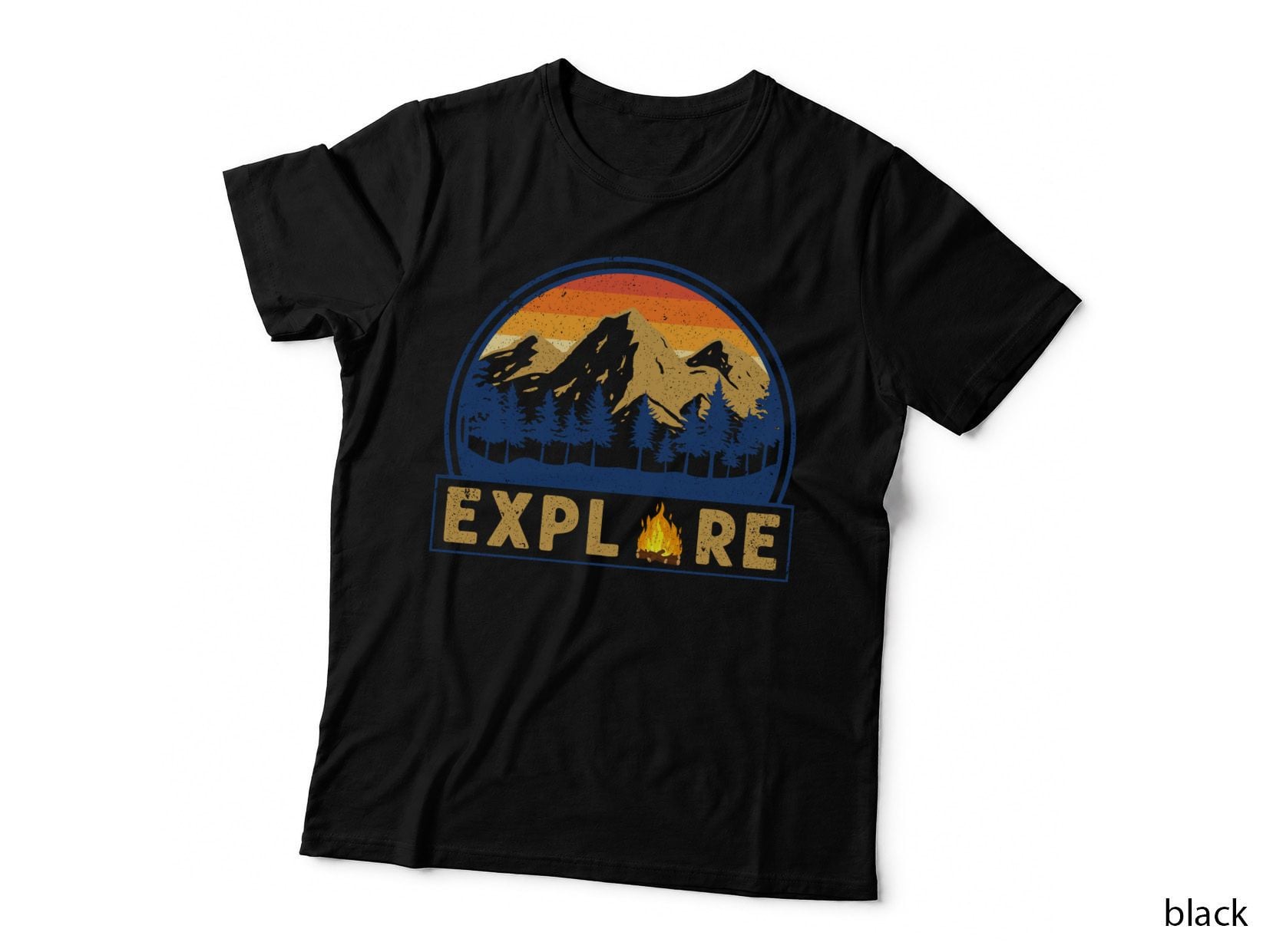 Explore T-Shirt, Adventure Camping, Nature Lovers