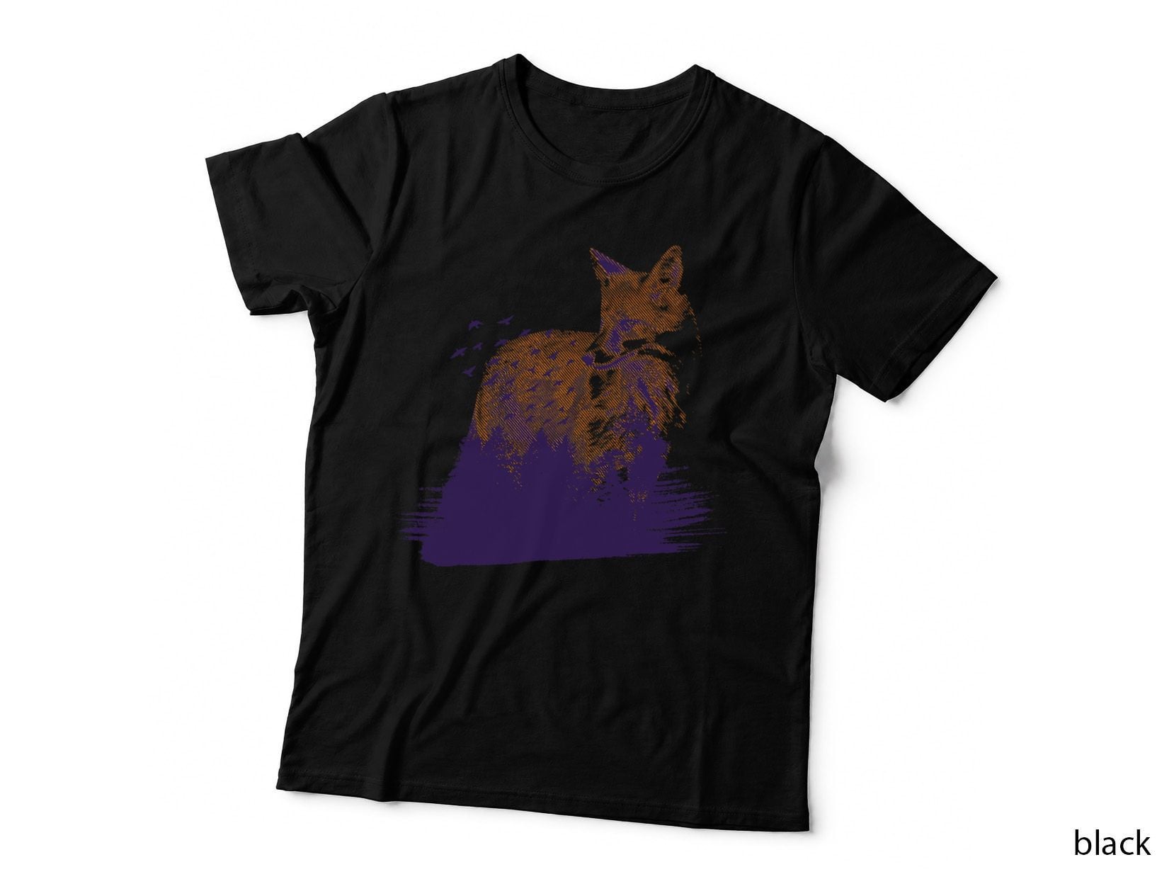 Fox Nature Forest Outdoor Hiking Camping Hiker Camper Gift T-Shirt