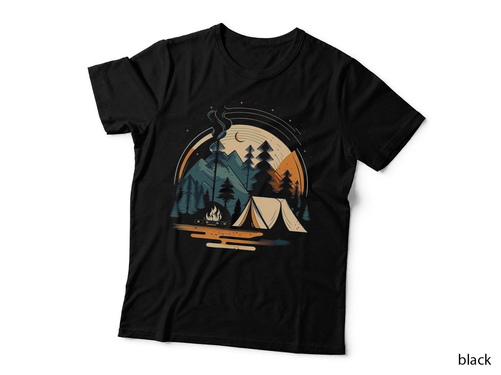 Funny Camping Outdoor Camp Men Women Kids T-Shirt