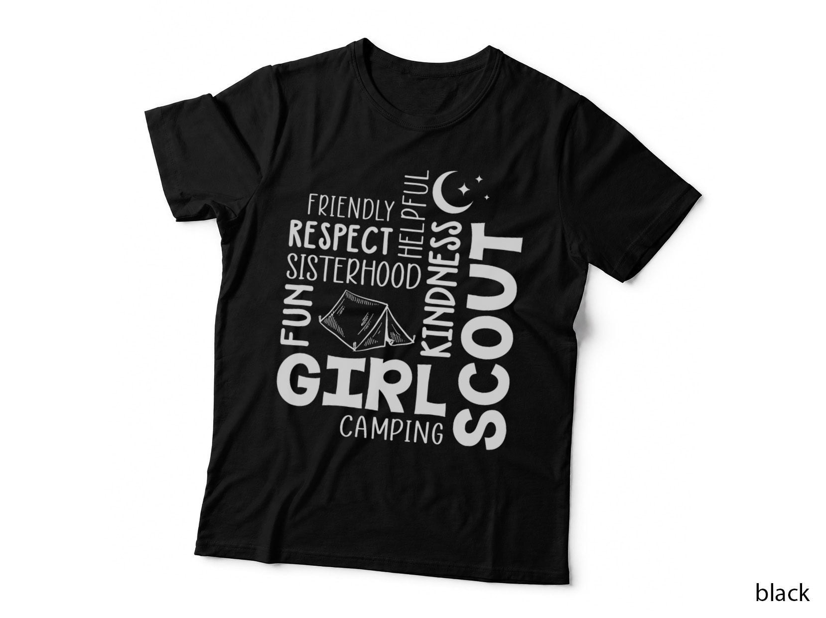 Girls Scout Camping Adventure Scout Troop Cookie Dealer T-Shirt