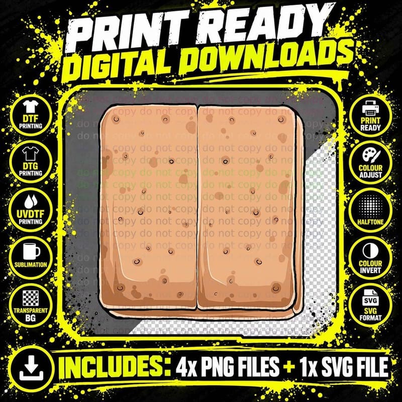 Graham Cracker S'mores Costume Group Camping Men Women Png SVG Digital Bundle