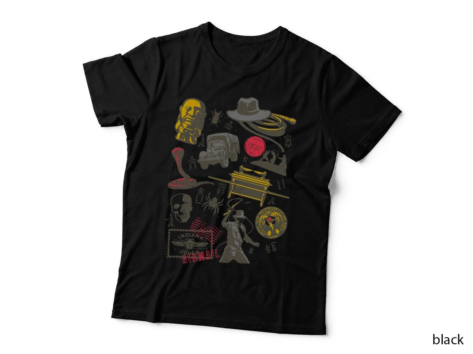Indiana Jones Raiders of the Lost Ark Adventure Icons T-Shirt