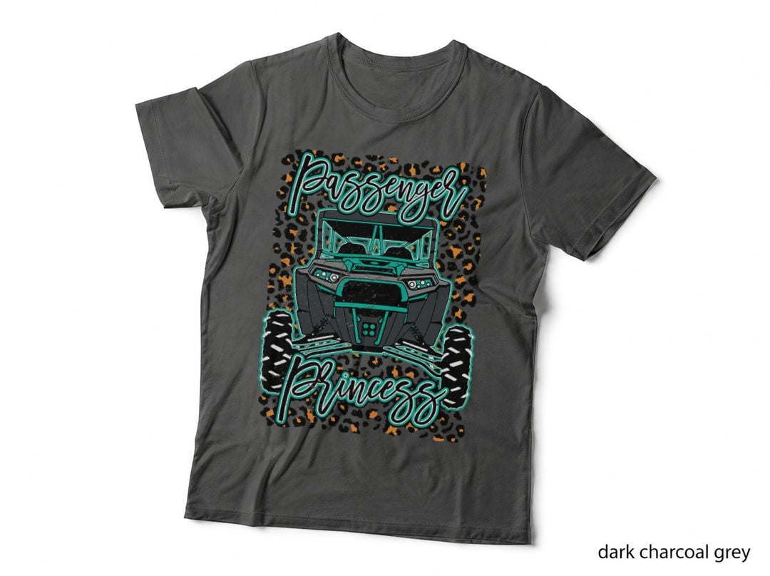Leopard Rzr Passenger Princess Offroad T-Shirt, Adventure Style