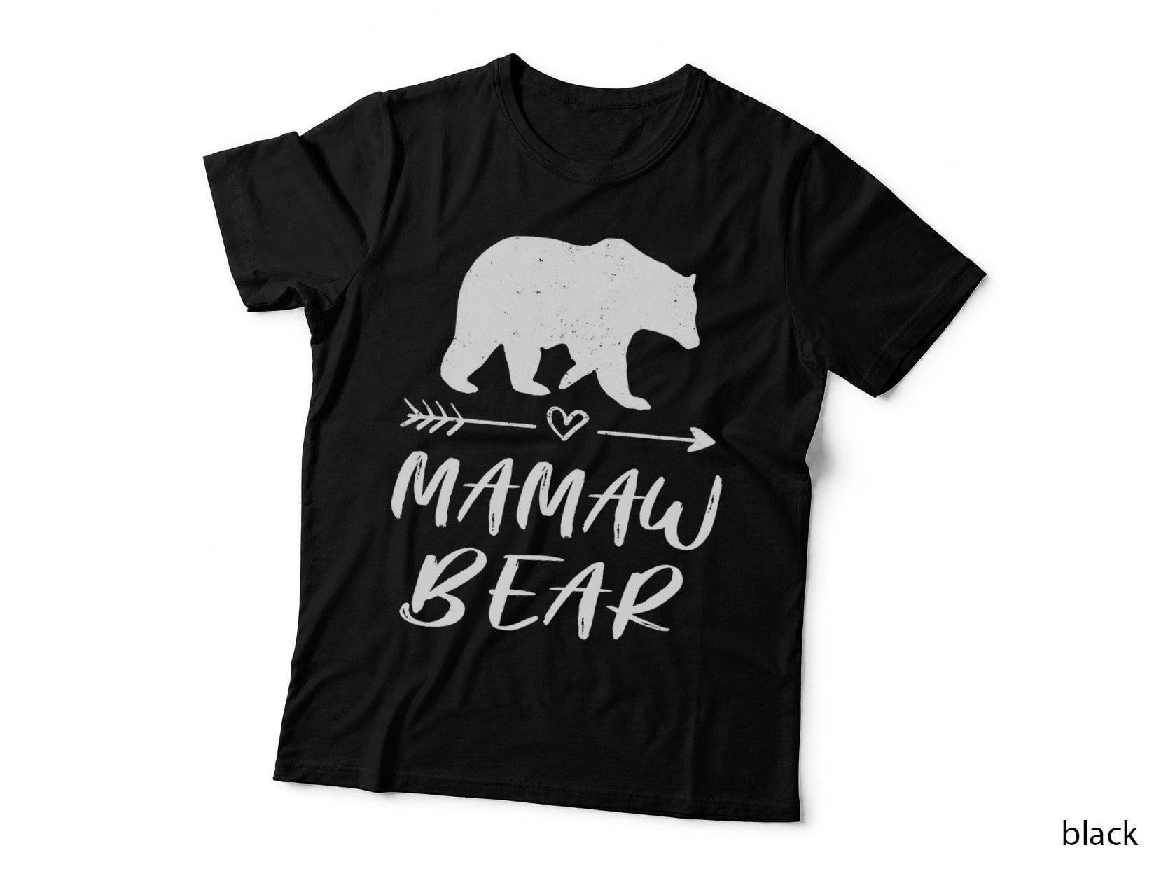 Mamaw Bear T-Shirt, Matching Family Mama Bear, Camping Apparel