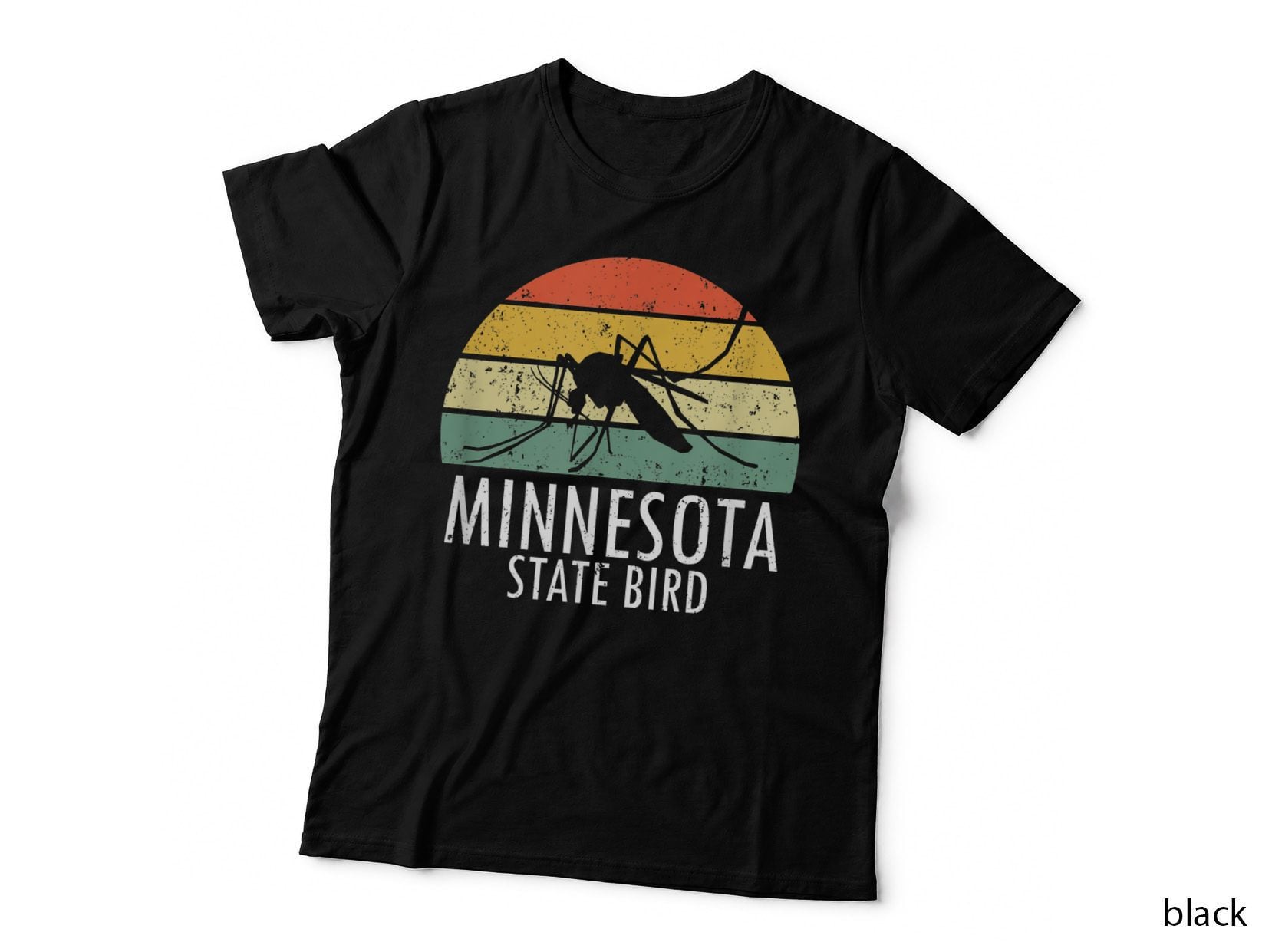 Minnesota Mosquito State Bird Funny Camping Outdoors Camper T-Shirt