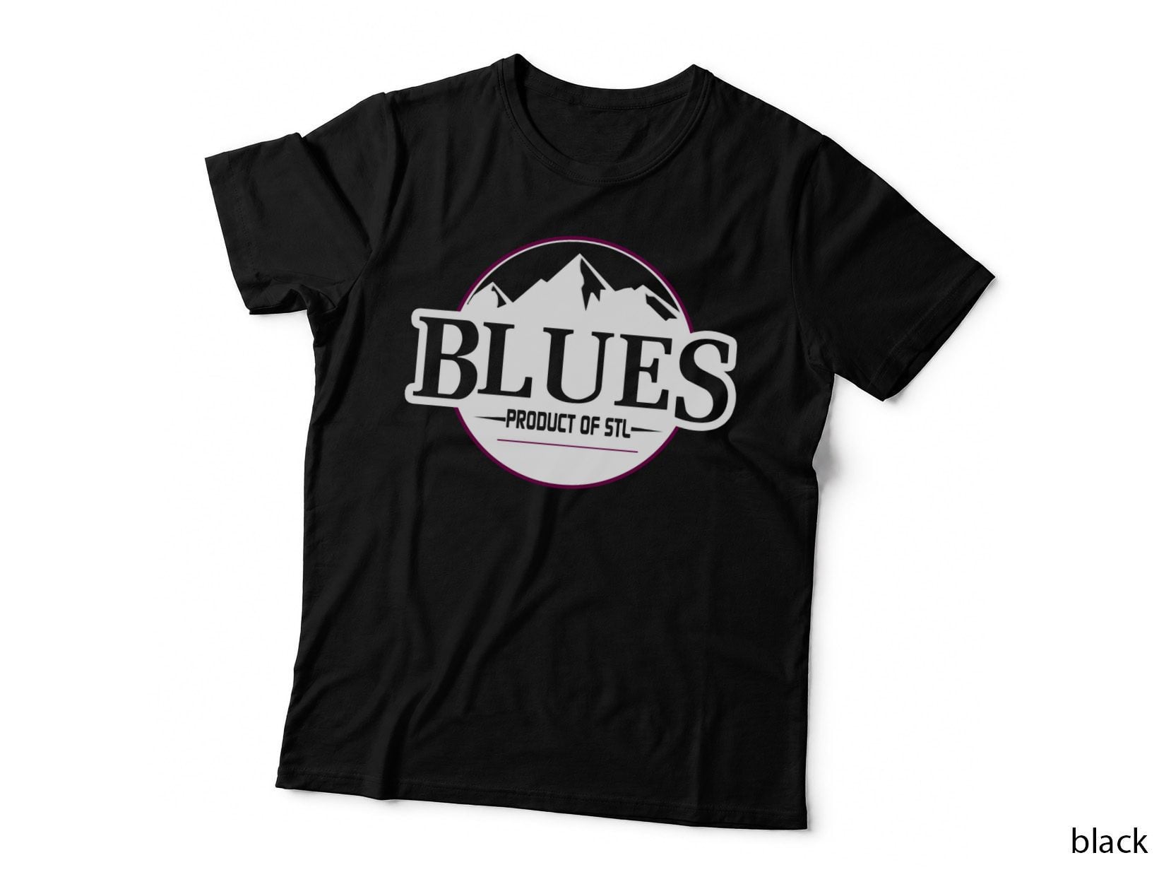 Mountain Blues Tshirt Homegrown STL St Louis T-Shirt
