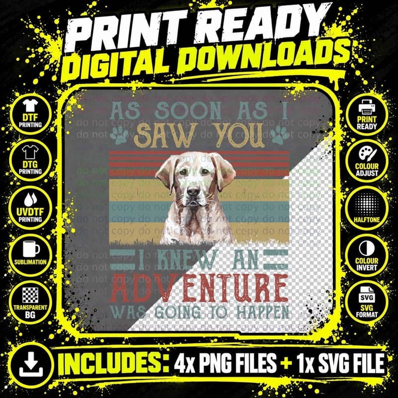 Mountain Cur T-Shirt, Adventure Typography Png SVG Digital Bundle