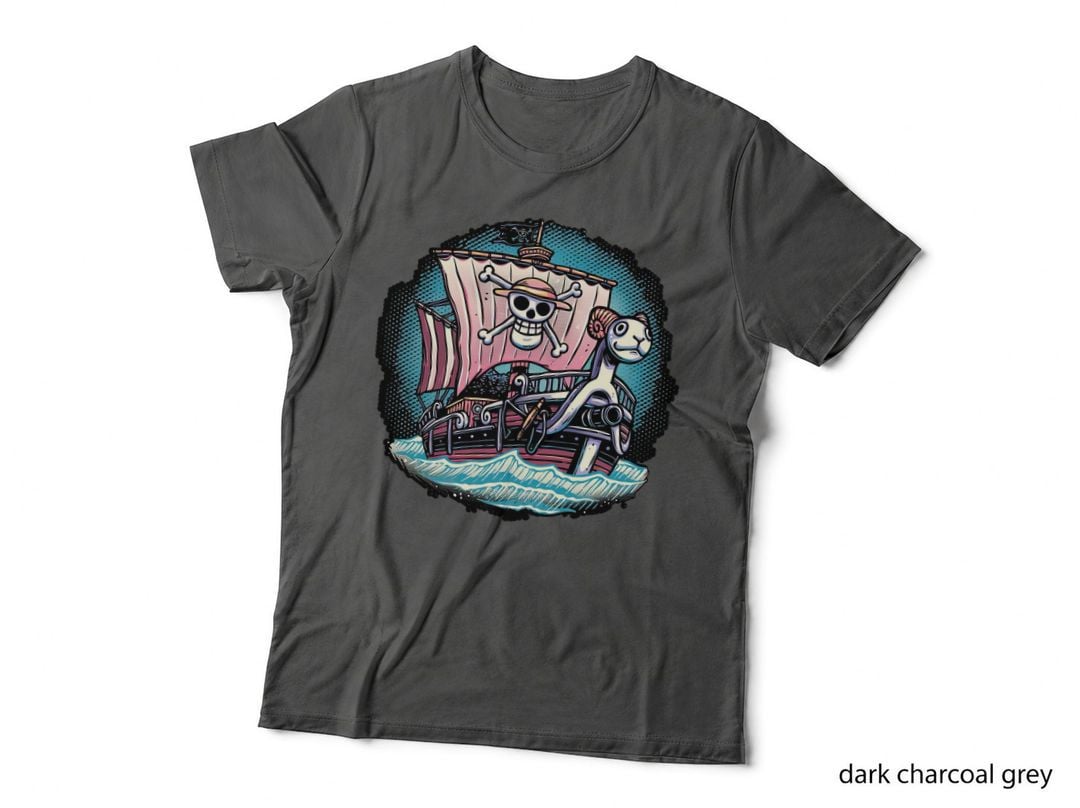 Pirate Ship T-Shirt, Vintage Nautical Tee, Gift for Adventure Seekers