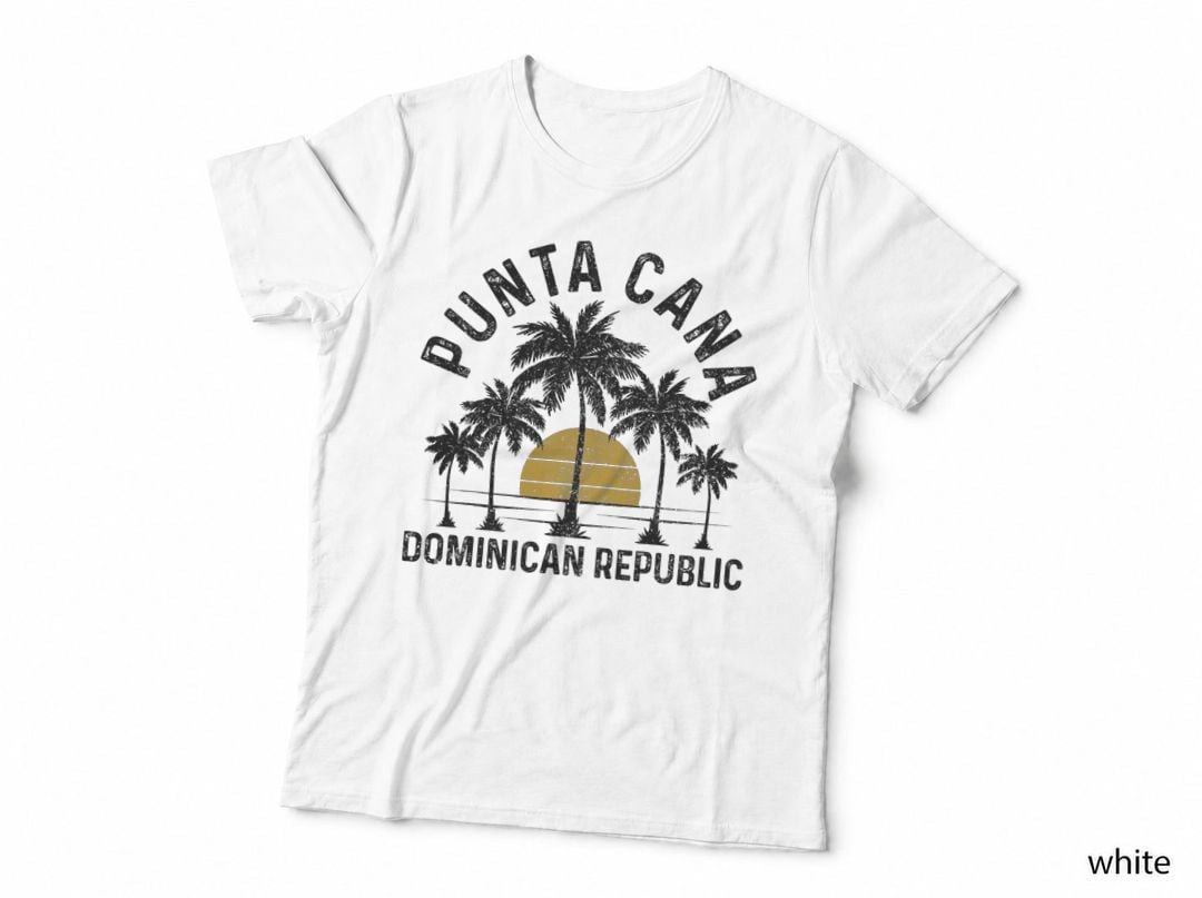 Punta Cana Dominican Republic Beach Sunset Surf Vintage T-Shirt