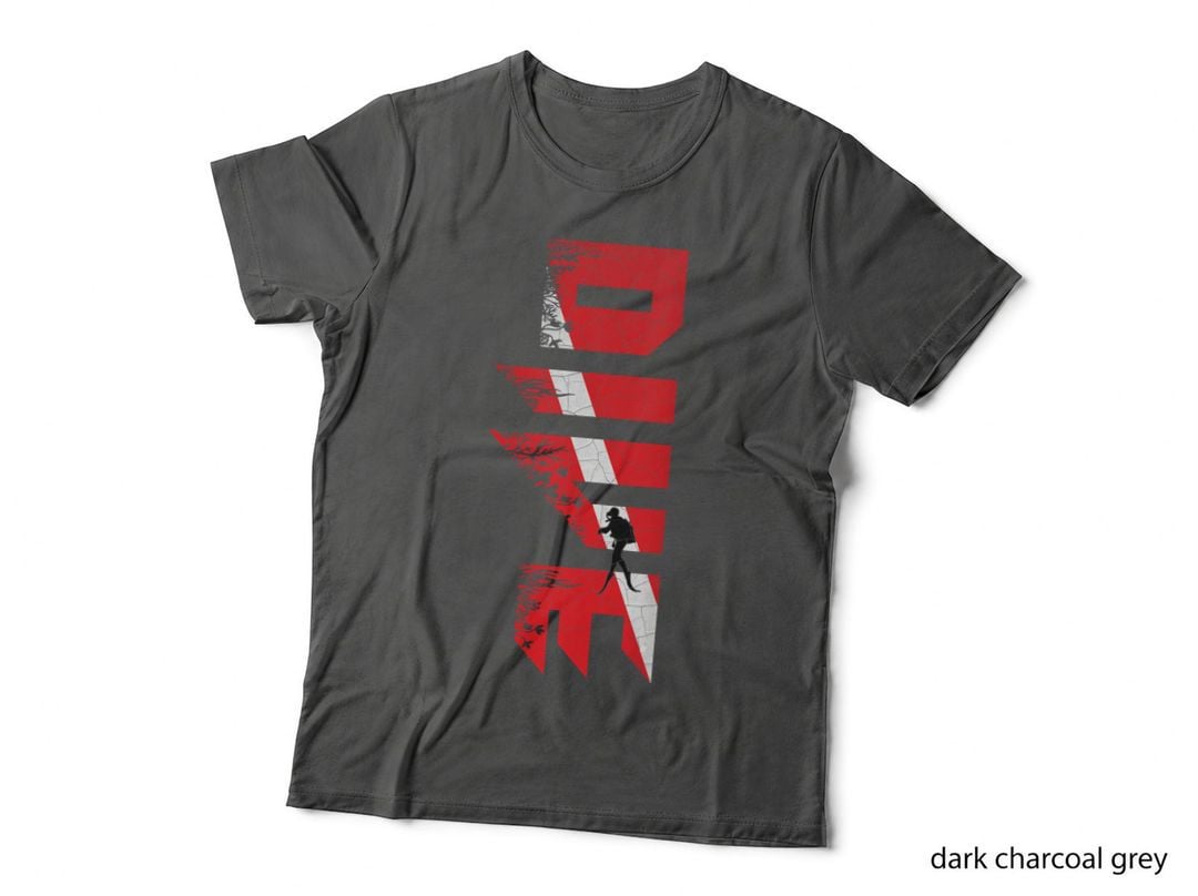 Scuba Diving Diver Down Flag T-Shirt, Nautical Adventure Style