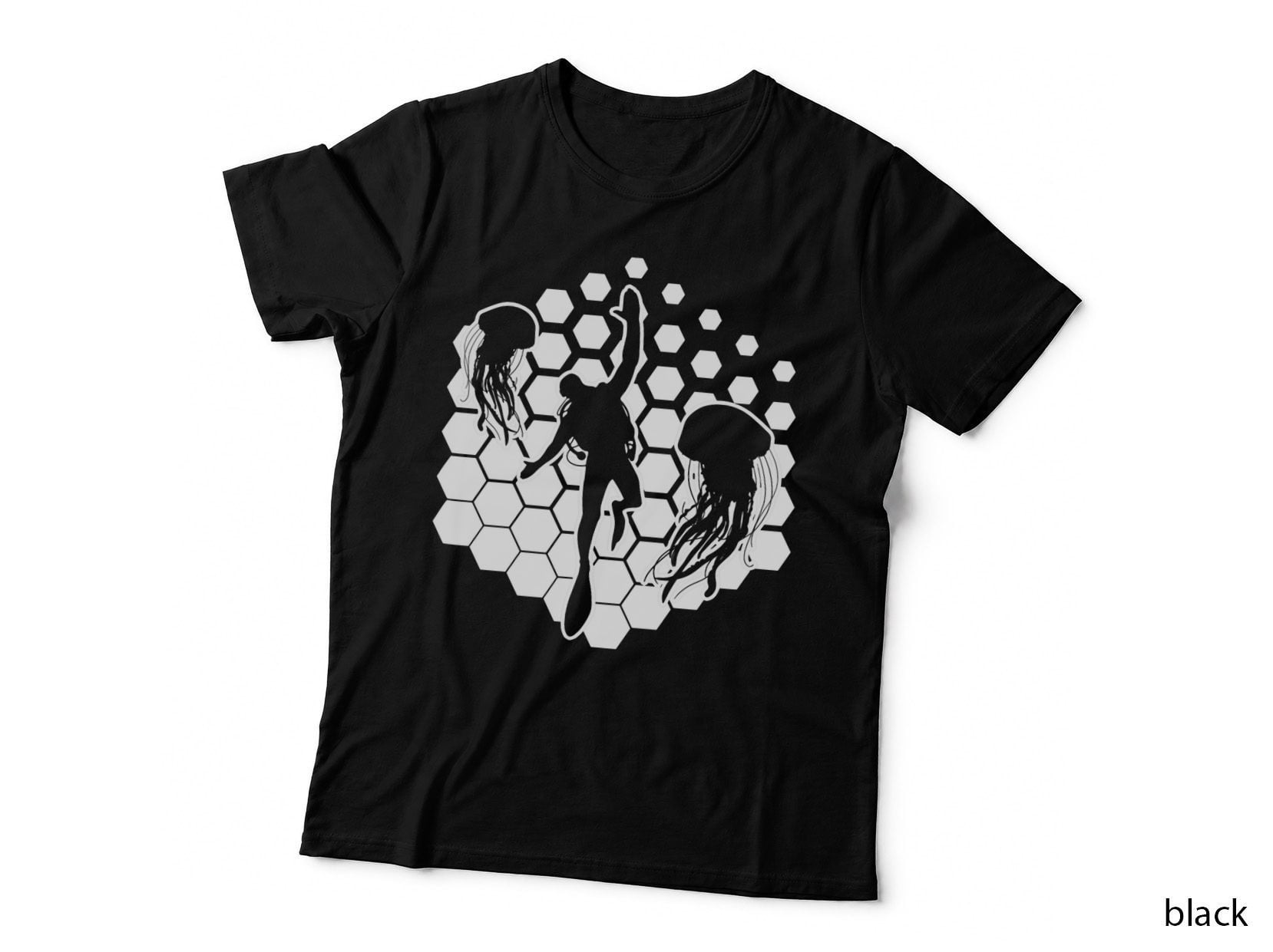 Scuba Diving Jellyfish T-Shirt, Underwater Adventure, Diving Apparel