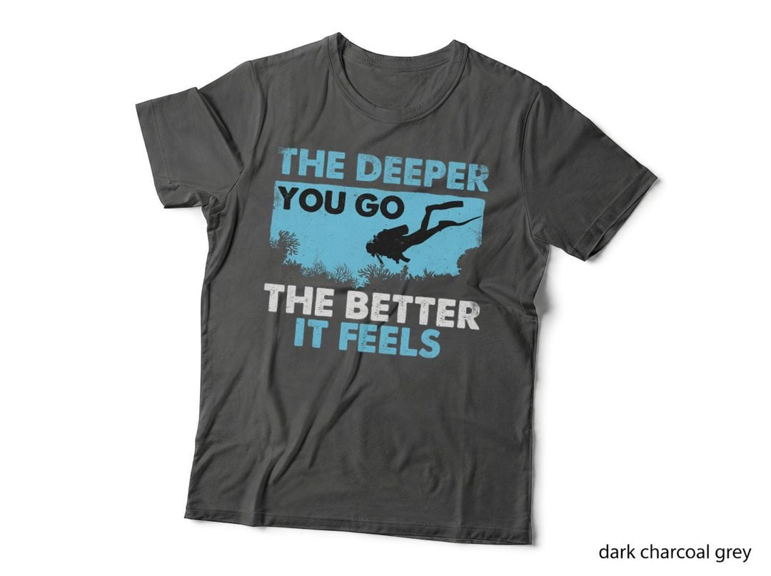 Scuba Diving T-Shirt, Adventure Diver Style, Ocean Explorer Apparel