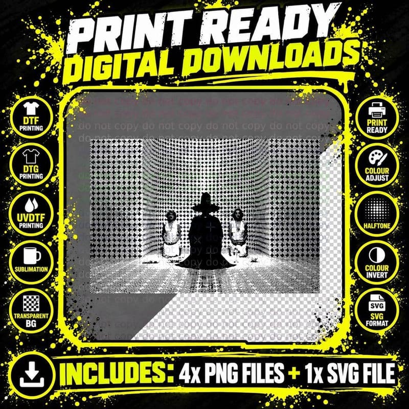 The Holy Mountain. T-Shirt Png SVG Digital Bundle