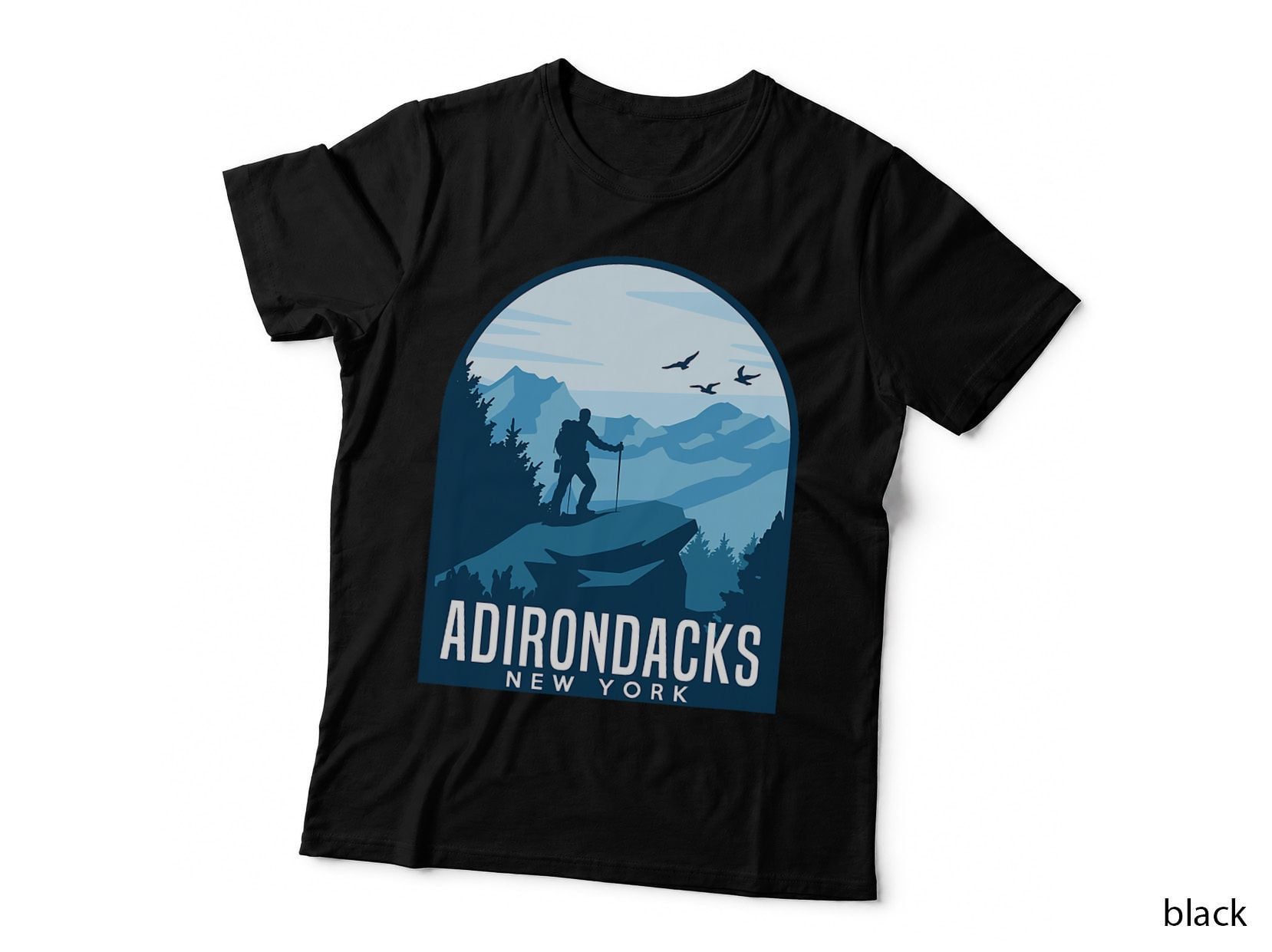 Adirondack Mountain Climbing Hiking Mountaineer Adirondacks T-Shirt