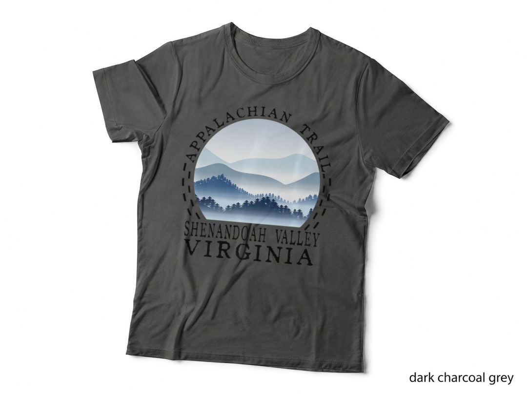 Appalachian Trail Hikers Hiking at Shenandoah's Valley V.a. T-Shirt