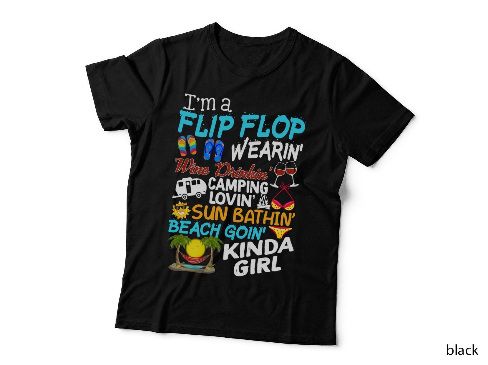 Camping Loving Kinda Girl Shirt, Lake Trip, Cabin Vibes, Tent Life, Gift T-Shirt
