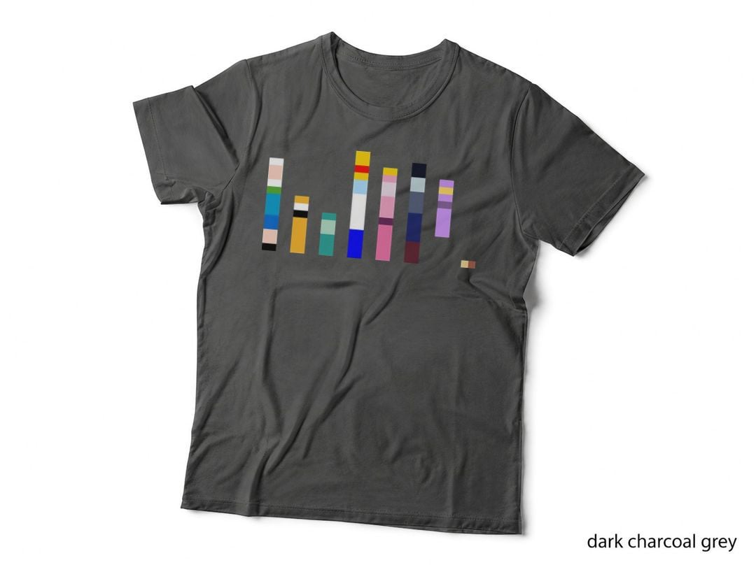 Characters of Adventure Time Barcode T-Shirt