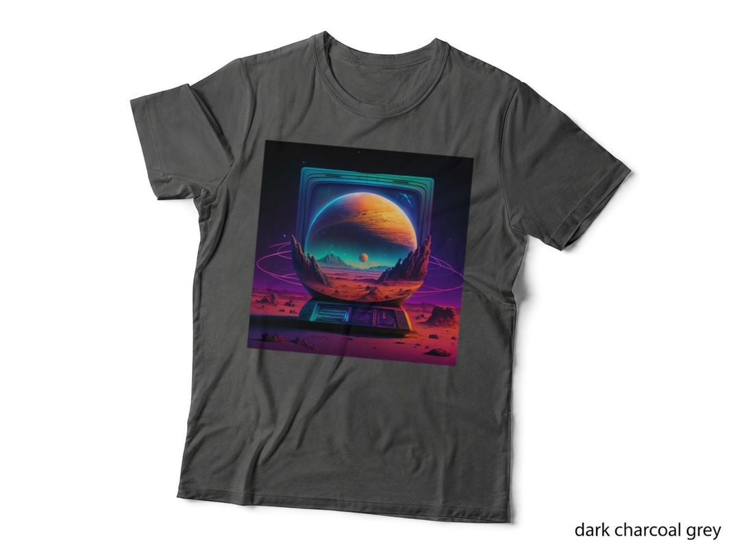 Circuits Du Mountain Computer Art Estic Cyberpunk T-Shirt