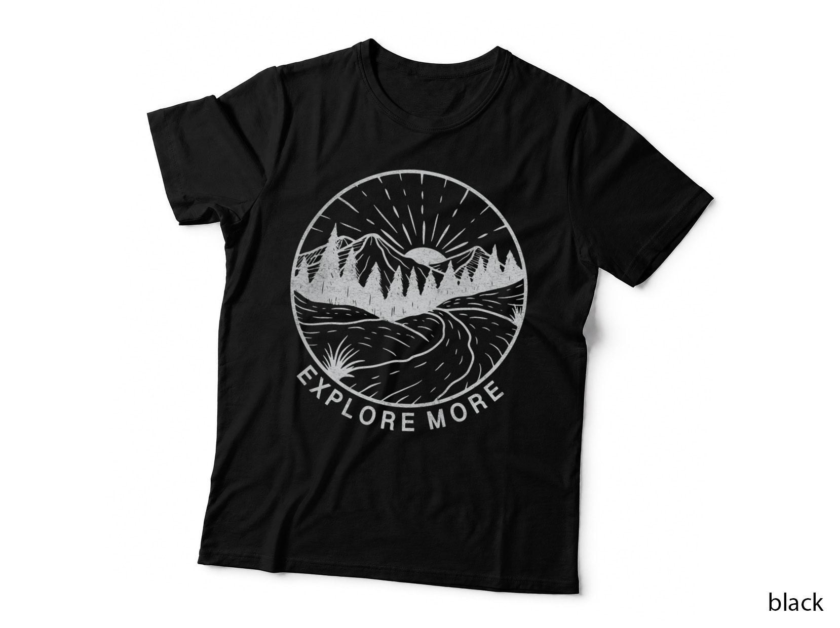 Explore More Vintage Mountains Outdoor Travel Nature, Mountain T-Shirt