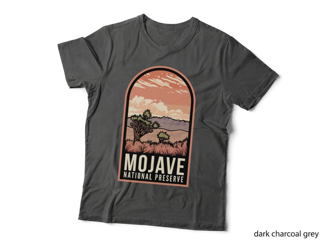 Funny Mojave National Preserve Badge Love for Desert Hiking T-Shirt