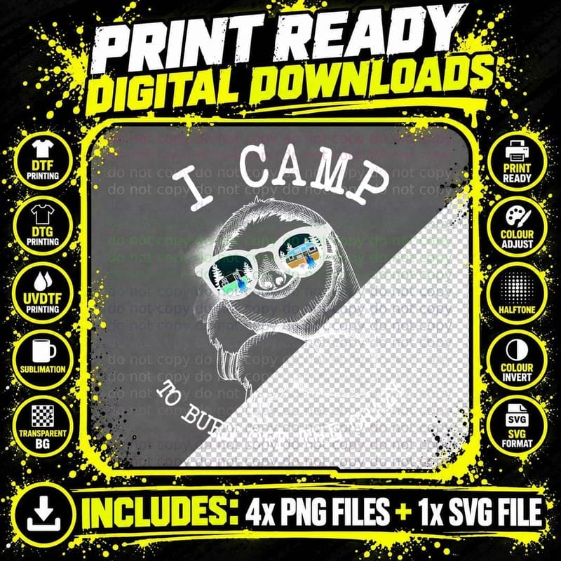 I Camp to Burn of the Crazy Shirt, Lake Trip, Fresh Air Png SVG Digital Bundle